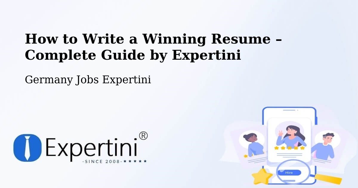 Resume Writing Guide for Job Seekers – Kruft - Kruft, Germany Jobs Expertini